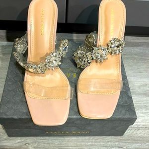 Azalea Wang cute open toe heels 💕